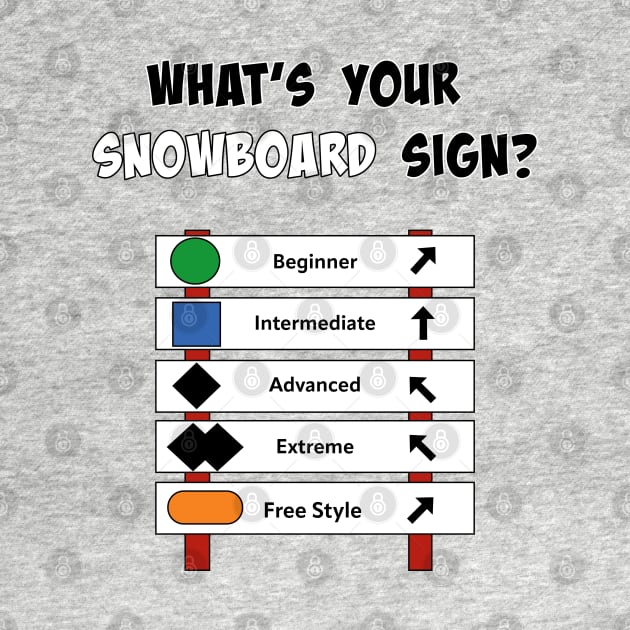 snowboard What's Your Sign by PunnyPoyoShop
